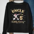 Uncle Of The 5Th Birthday Princess Girl Unicorn Bday Sweatshirt Gifts for Old Women