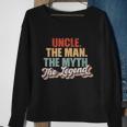 Uncle The Man The Myth The Legend Funny Vintage Retro Cool Sweatshirt Gifts for Old Women