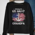 Us Na Vy Proud Grandpa - Proud Us Na Vy Grandpa Veteran Day Sweatshirt Gifts for Old Women