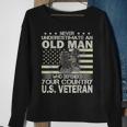 Us Veteran Veterans Day Us Patriot Gift Sweatshirt Gifts for Old Women