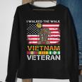 Us Veterans Day Us Army Vietnam Veteran Usa Flag Vietnam Vet Sweatshirt Gifts for Old Women