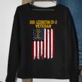 Uss Lexington Cv-2 Aircraft Carrier Veterans Day Dad Sweatshirt Gifts for Old Women