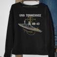 Uss Tennessee Bb-43 Battleship Ww2 American Warship Veterans Sweatshirt Gifts for Old Women