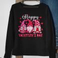 Valentine Gnome Love Valentines Day Gnomes Friends Squad Sweatshirt Gifts for Old Women