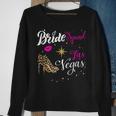 Vegas Bride Squad 2023 Married In Vegas Bachelorette Party Sweatshirt Gifts for Old Women