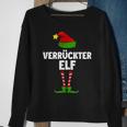 Verrückter Elf Partnerlook Familien Elfen Outfit Weihnachts Sweatshirt Geschenke für alte Frauen