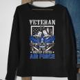 Veteran Of The United States Us Air Force American Flag Usaf Sweatshirt Gifts for Old Women