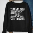 Veterans Day For Dad Grandpa Thank You Veterans Sweatshirt Gifts for Old Women