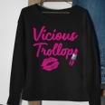 Vicious Trollop Lipstick Png Men Women Sweatshirt Graphic Print Unisex Gifts for Old Women