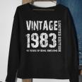 Vintage 1983 40 Years Of Being Awesome 40Th Birthday Sweatshirt Gifts for Old Women