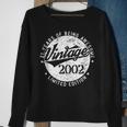 Vintage 2002 Limited Edition Adult 21 Year Old 21St Birthday Sweatshirt Gifts for Old Women