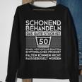 Vintage 50 Geburtstag Mann Schonend Behandeln Das Gute Stüc Sweatshirt Geschenke für alte Frauen