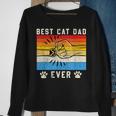 Vintage Best Cat Dad Ever Cat Dad Father Day Gift V2 Sweatshirt Gifts for Old Women
