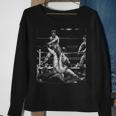 Vintage Boxer Gift Boxing Gloves Boxing Coach Sweatshirt Gifts for Old Women