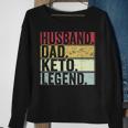 Vintage Ehemann Papa Keto Legende Sweatshirt, Lustiges Vatertagsgeschenk Geschenke für alte Frauen