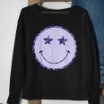 Vintage Funky Happy Face 70S Trendy Sweatshirt Gifts for Old Women