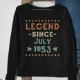 Vintage Legend Seit Juli 1953 Geburtstag Männer Frauen Sweatshirt Geschenke für alte Frauen