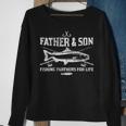 Vintage Partner For Life Father Son Dad Kid Matching Fishing V2 Sweatshirt Gifts for Old Women