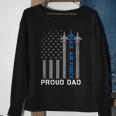 Vintage Proud Dad Us Air Force Flag - Usaf Sweatshirt Gifts for Old Women