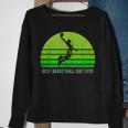 Vintage Retro Best Basketball Dad Ever Funny Fathers Day Gift For Mens Sweatshirt Gifts for Old Women