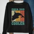 Vintage Retro Orca Dad Like A Regular Dad Father’S Day Long SleeveSweatshirt Gifts for Old Women