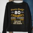 Vintage The Man Myth Legend 80 Yrs 80Th Birthday Sweatshirt Gifts for Old Women