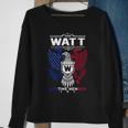 Watt Name - Watt Eagle Lifetime Member Gif Sweatshirt Gifts for Old Women