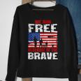 We Run Free Because Of The Brave Memorial Day Gift Sweatshirt Gifts for Old Women