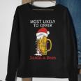 Weihnachtsmann Ein Bier Zu Bieten Sweatshirt Geschenke für alte Frauen