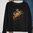 Western Zodiac Golden Cancer The Crab Sweatshirt Gifts for Old Women