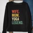 Wife Mom Yoga Legend Funny Sweatshirt Gifts for Old Women