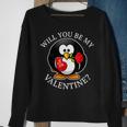 Will You Be My Valentine Funny Valentines Day Sweatshirt Gifts for Old Women