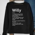 Willy Name Definition Meaning Funny Interesting Sweatshirt Gifts for Old Women