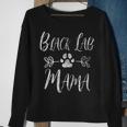 Womens Black Lab Mama Labrador Retriever Lover Funny Dog Mom Men Women Sweatshirt Graphic Print Unisex Gifts for Old Women
