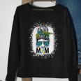 Womens Down Syndrome Mom Life Messy Bun Down Syndrome Awareness Sweatshirt Gifts for Old Women