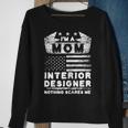 Womens Mom Interior Designer Usa Flag Mother Decorator ArchitectSweatshirt Gifts for Old Women