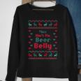 Womens This Aint No Beer Belly Christmas Pregnancy Announcement Men Women Sweatshirt Graphic Print Unisex Gifts for Old Women