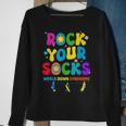 World Down Syndrome Day Rock Your Socks Awareness Sweatshirt Gifts for Old Women