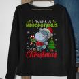 Xmas I Want A Hippopotamus For Christmas Hippo Candy V2 Men Women Sweatshirt Graphic Print Unisex Gifts for Old Women