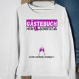 18 Geburtstag Gästebuch 18 Jahre Geburtstagsgeschenk Gast Sweatshirt Geschenke für alte Frauen