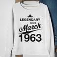 60 Geburtstag 60 Jahre Alt Legendär Seit März 1963 Sweatshirt Geschenke für alte Frauen