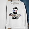 All American Dad Wear Glasses American Flag Sweatshirt Gifts for Old Women