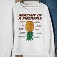 Anatomy Of A Pineapple - Upside Down Pineapple Swinger Sweatshirt Gifts for Old Women