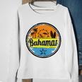 Bahamas Retro Circle Sweatshirt Gifts for Old Women