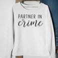 Best Friend Partner In Crime Men Women Sweatshirt Graphic Print Unisex Gifts for Old Women