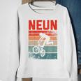 BMX Fahrer Fan Sweatshirt für Kinder, Vintage 9. Geburtstag Junge Geschenke für alte Frauen