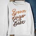 Brown Sugar Babe Proud Woman Black Melanin Pride Sweatshirt Gifts for Old Women
