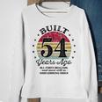 Built 54 Years Ago 54Th Birthday All Parts Original 1969 Sweatshirt Gifts for Old Women