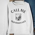 Call Me Old Fashioned-Cocktail Glass Sweatshirt Gifts for Old Women