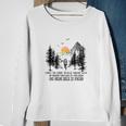 Camping Und In Den Wald Gehe Ich Sweatshirt Geschenke für alte Frauen